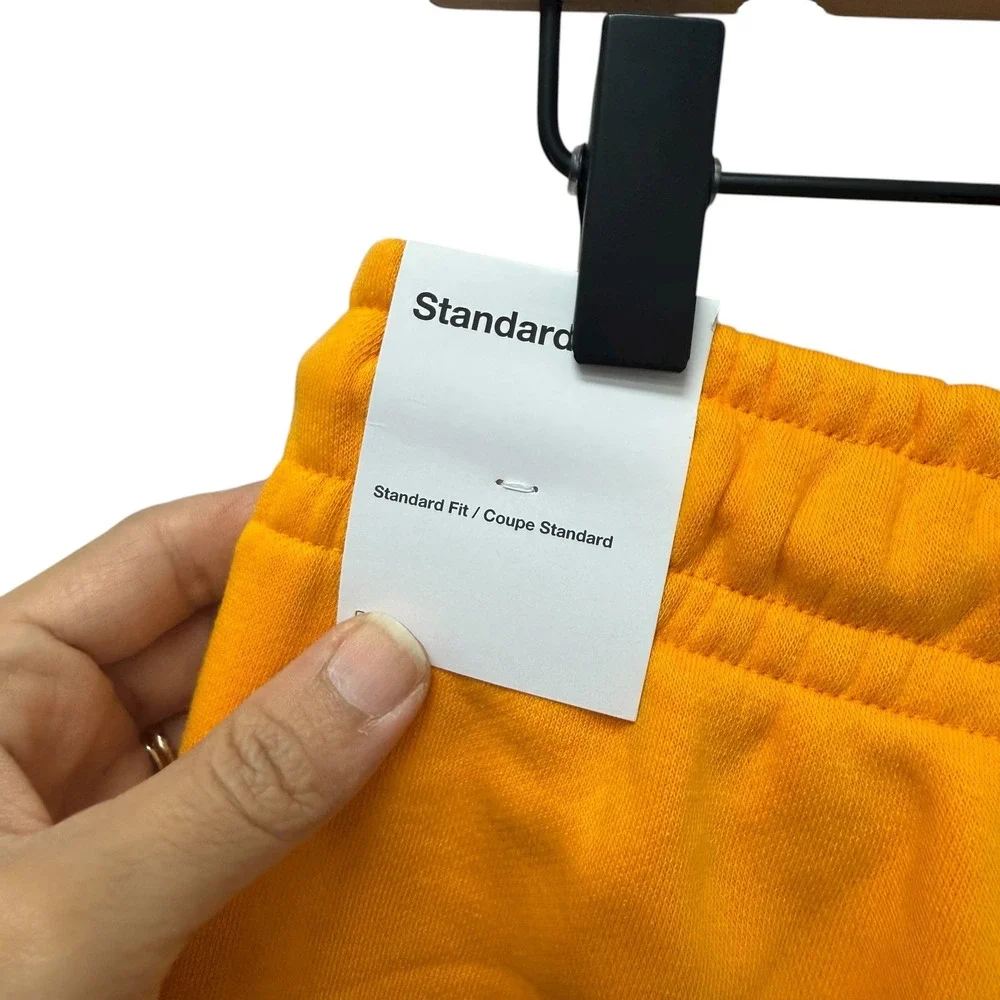 Nike‎ Jordan Mens Active Fleece Shorts Yellow Jumpman Logo Size M